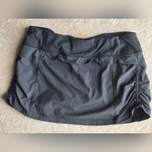 lululemon athletica Black Athletic Mini Skirt
